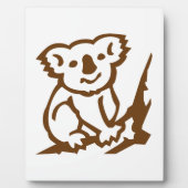 Plaque Photo Koala (Devant)