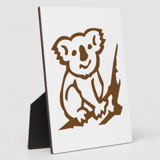 Plaque Photo Koala (Côté)