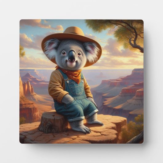 Plaque Photo Koala Grand Canyon (Devant)