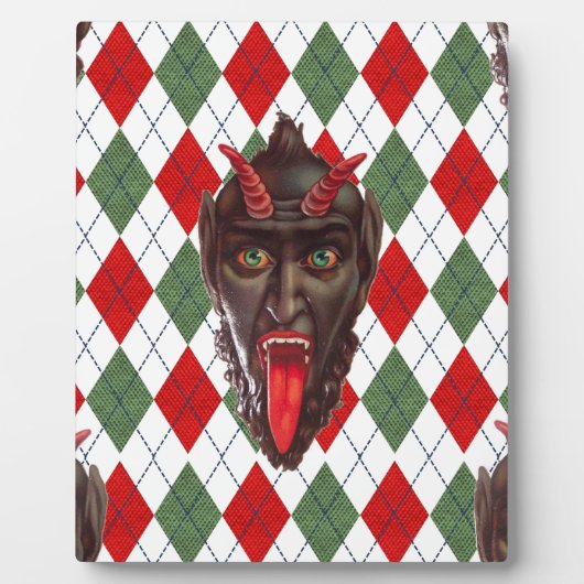 Plaque Photo krampus de Noël (Devant)