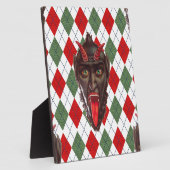 Plaque Photo krampus de Noël (Côté)