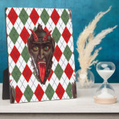 Plaque Photo krampus de Noël (Côté)
