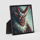 Plaque Photo Krampus de Noël 3 (Recto)