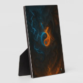 Plaque Photo L’Équilibre des Dragons – duel éternel (Côté)