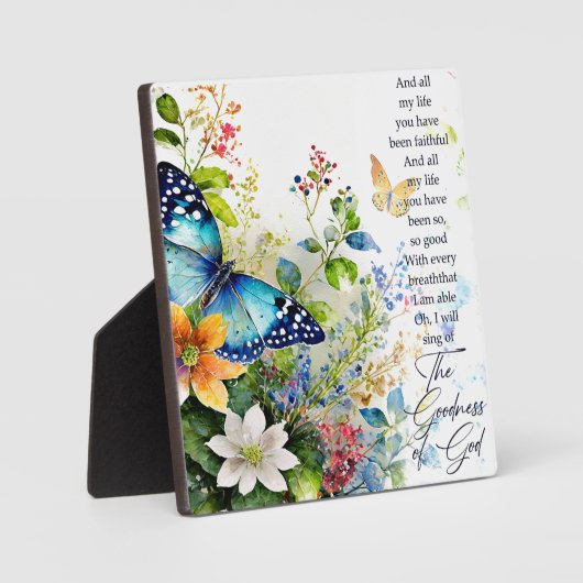 Plaque Photo La bonté de Dieu (Recto)