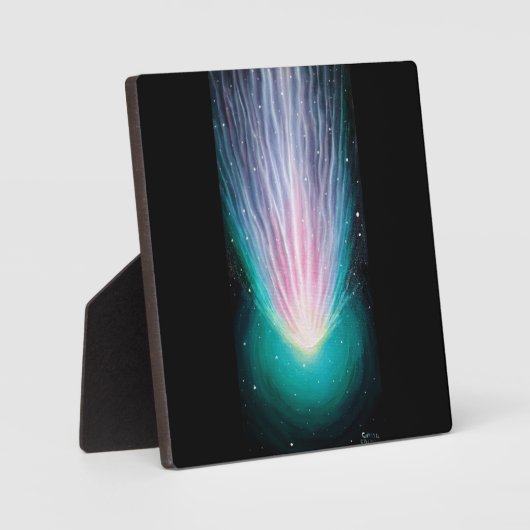 Plaque Photo La comète Leonard (Recto)