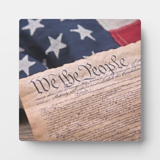 Plaque Photo La Constitution (Devant)