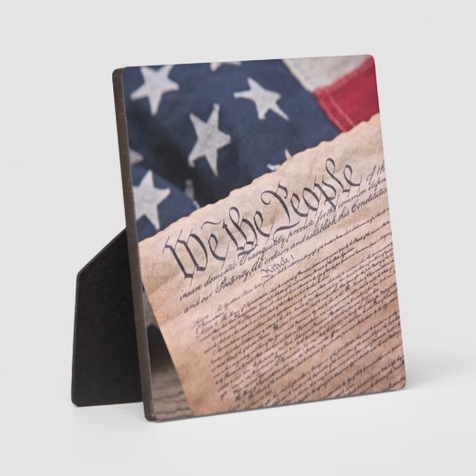 Plaque Photo La Constitution (Recto)