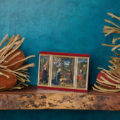 Plaque Photo La crèche Beau Noël Religieux (Côté)