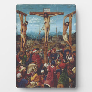 Plaque Photo La Crucifixion par Van Eyck