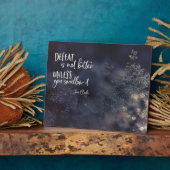 Plaque Photo La défaite n'est pas amère (Côté)