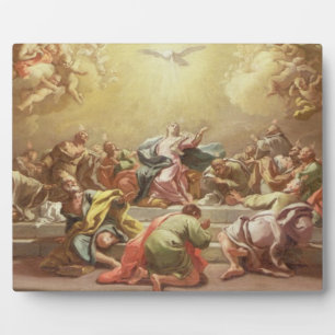 Plaque Photo La descente de l'Esprit Saint