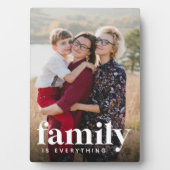 Plaque Photo La famille est tout Photo verticale (Devant)
