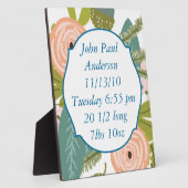 Plaque Photo La faune et la flore (Côté)