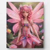 Plaque Photo La Fée Rose | Tablette Art numérique Imaginaire (Devant)