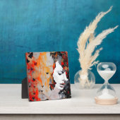 Plaque Photo La femme et les papillons (Insitu)