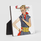 Plaque Photo La fille qui a volé des avions (Recto)