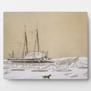 Plaque Photo La Flèche à Kil-Bouroun envahie par la glace, des 