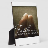 Plaque Photo La Foi Aussi Petite Qu'Une Graine De moutarde (Côté)