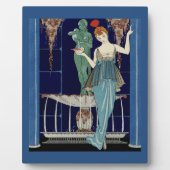 Plaque Photo La fontaine Shell de George Barbier (Devant)