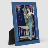 Plaque Photo La fontaine Shell de George Barbier (Côté)