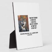 Plaque Photo La Force Du Pack Est La Citation Du Kipling Du Lou (Côté)