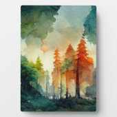 Plaque Photo La forêt (nature) (Devant)