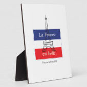 Plaque Photo La France est Belle (Côté)