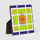 Plaque Photo La Géométrie glorieuse du Seigneur : Joueuse et cr (Recto)