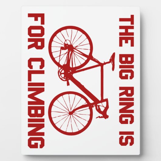 Plaque Photo La Grande Bague Est Pour L'Escalade (Devant)