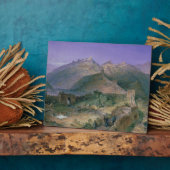 Plaque Photo La Grande Muraille de Chine, 1886 (w/c) (Côté)