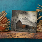 Plaque Photo La grange rouge (Côté)