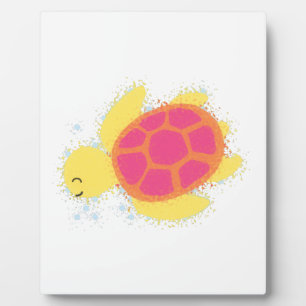 Plaque Photo La jolie tortue de mer