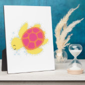 Plaque Photo La jolie tortue de mer (Côté)