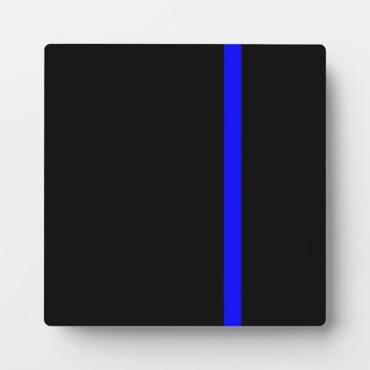 Plaque Photo La Ligne bleue symbolisée par Thin Line (Devant)