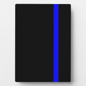 Plaque Photo La Ligne bleue symbolisée par Thin Line (Devant)