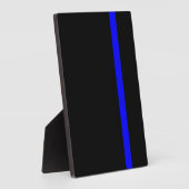 Plaque Photo La Ligne bleue symbolisée par Thin Line (Côté)