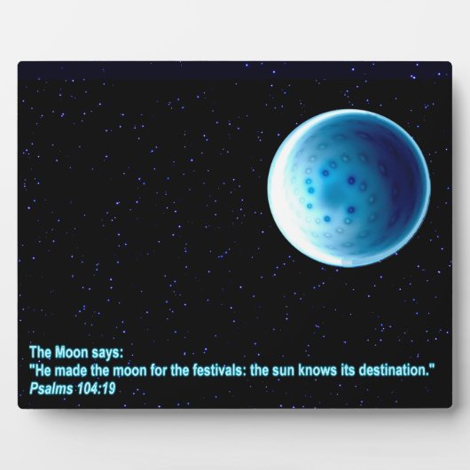 Plaque Photo La Lune (Devant)