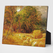 Plaque Photo La lune de récolte, 1833 (huile sur papier posée s (Côté)