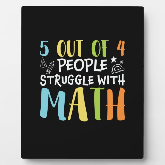 Plaque Photo La lutte des professeurs de mathématiques avec les (Devant)