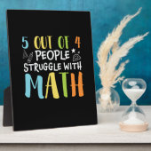 Plaque Photo La lutte des professeurs de mathématiques avec les (Côté)