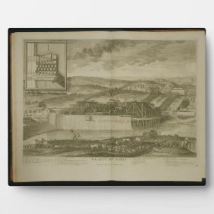 Plaque Photo La machine à Marly, de 'Les Plans, Profils et