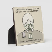 Plaque Photo La main sur laquelle nous sommes confrontés (Recto)