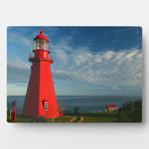 Plaque Photo La Martre Lighthouse Matane On The Gaspe
