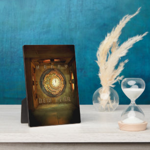 Plaque Photo La méta ronde du Nouvel An sur le thème steampunk 