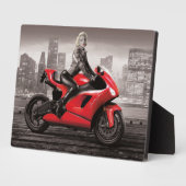 Plaque Photo La moto de Marilyn (Côté)