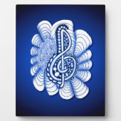 Plaque Photo La musique est art (Devant)