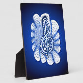 Plaque Photo La musique est art (Côté)