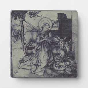 Plaque Photo La Nativité de Noël Stark Ink Art