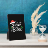 Plaque Photo La Paix De Noël Sur Terre (Côté)